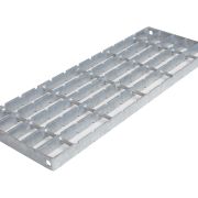 Bolt-on bar grating steel stair tread