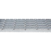 Bolt-on bar grating steel stair tread, view 2