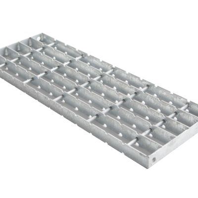 Bar Grating Tread Step, Bolt-On, for Steel Stairway