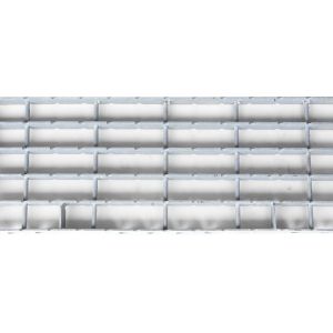Bar Grating Tread Top Step, Bolt-On, for Steel Stairway