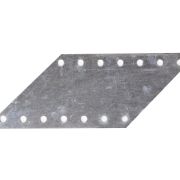 Steel stairway pitch plate, 13 gauge, view 2