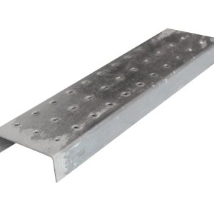 Perforated Tread Step, Weld-On, for Steel Stairway