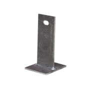Ladder lug welded to 1/4" baseplate for storage tanks